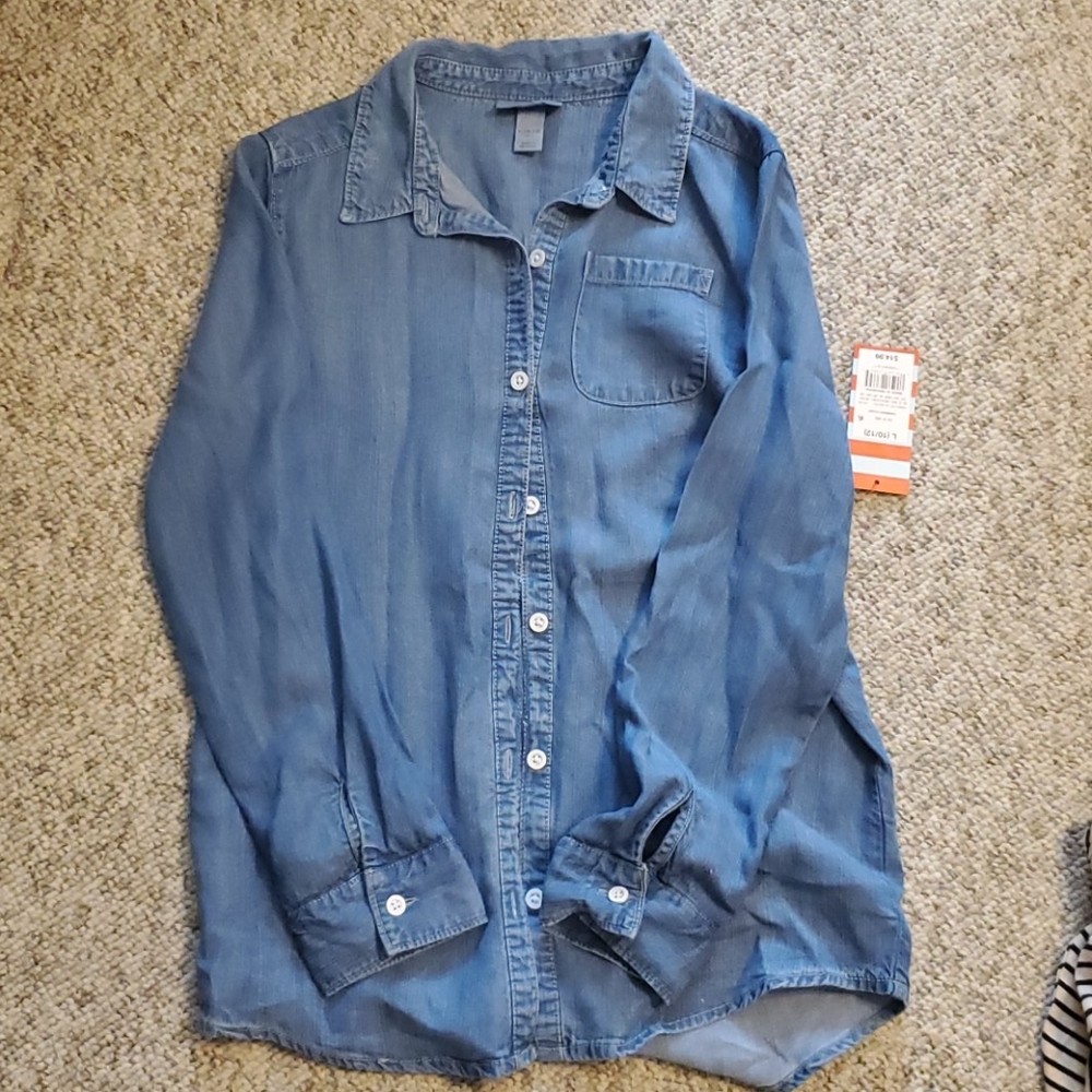 Girls button down